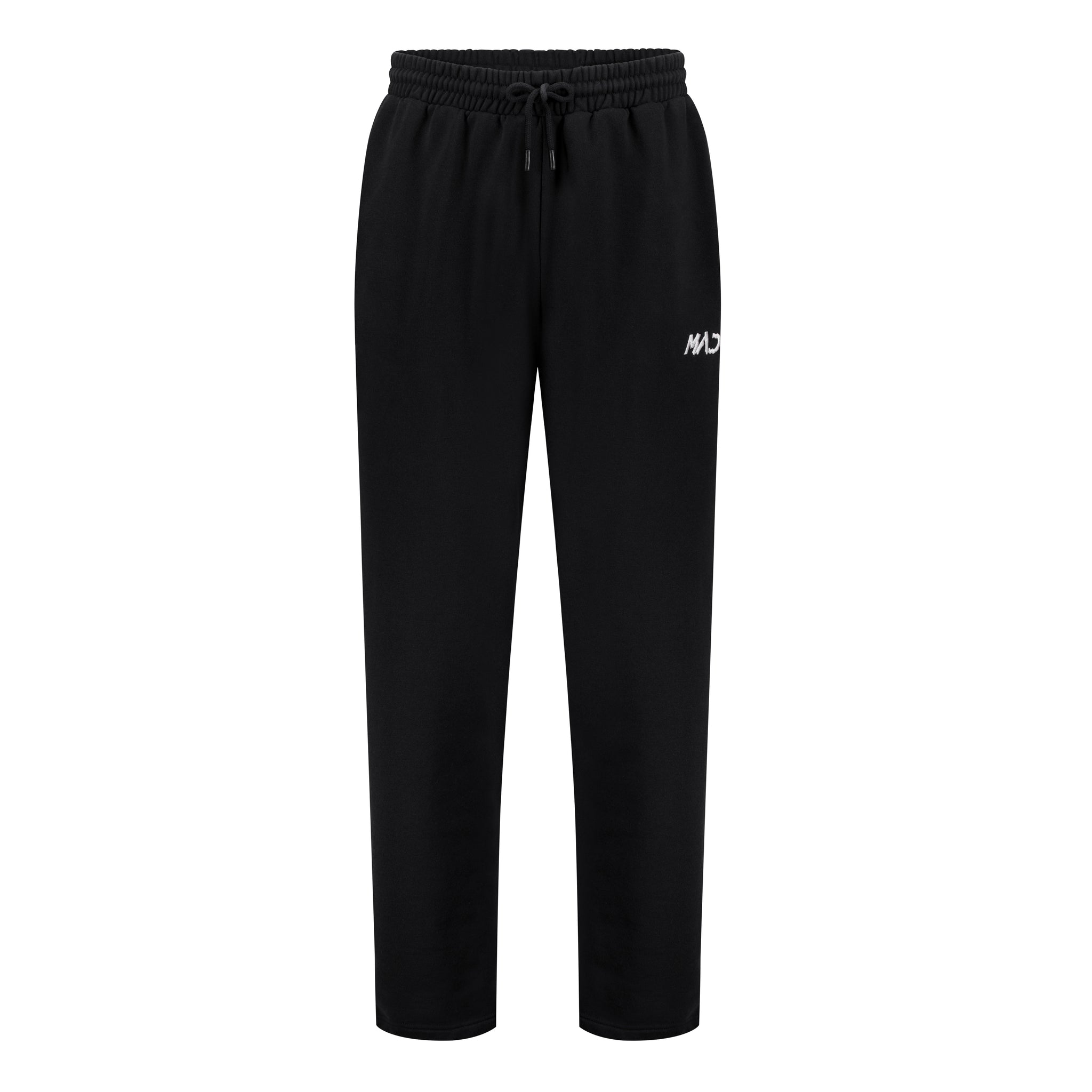 MAD Wide 31 inch Cotton Joggers pant BLACK